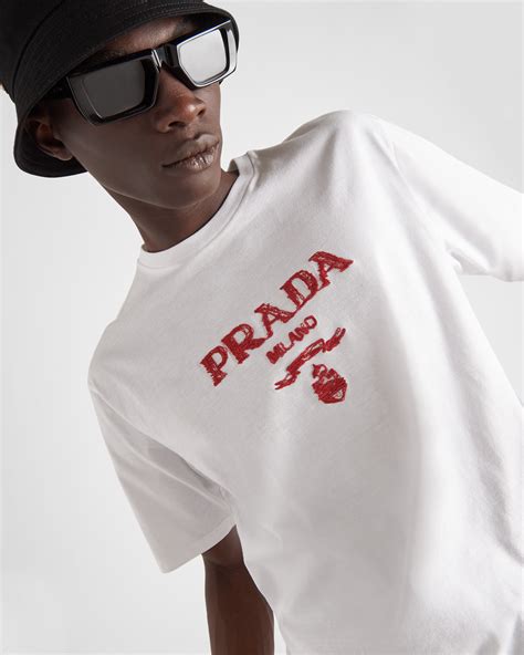 prada t shirt red|Prada nylon shirtprada.